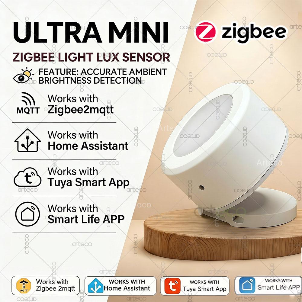 Smart Home Project - مستشعر إضاءة زيجبي فائق الصغر، كاشف