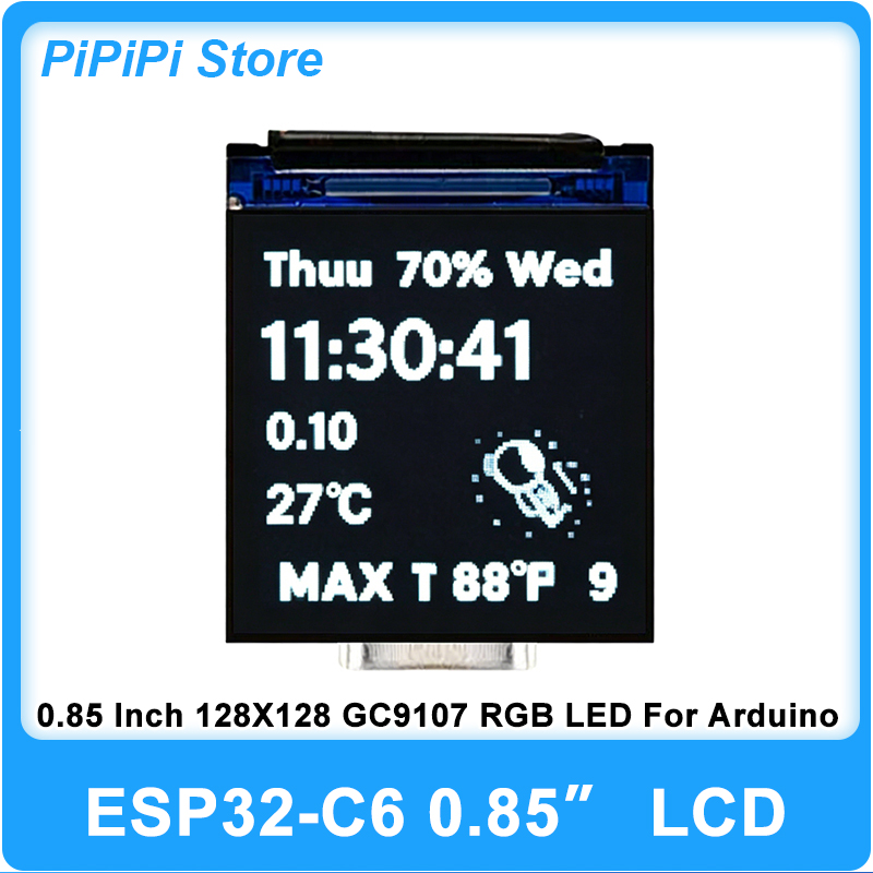 Smart Home Esp32 - لوحة تطوير ESP32 C6 بشاشة IPS