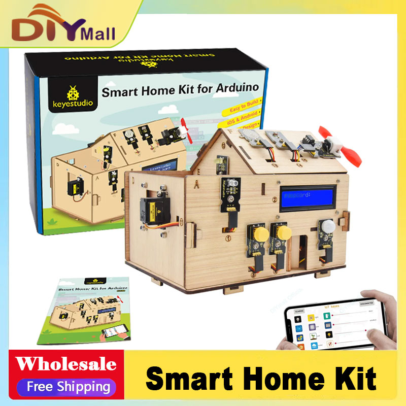 Smart Home Project - Keyestudio Smart IoT Home Kit مع