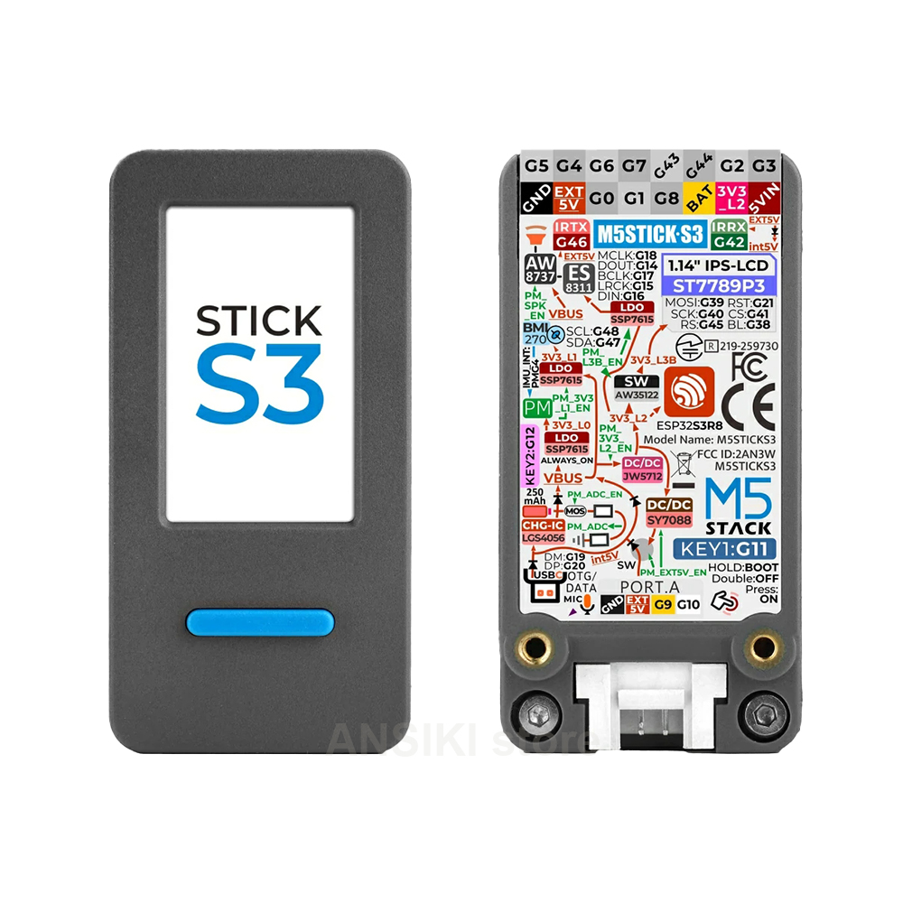 Smart Home Sistem - مجموعة تطوير إنترنت الأشياء M5StickS3 ESP32-S3