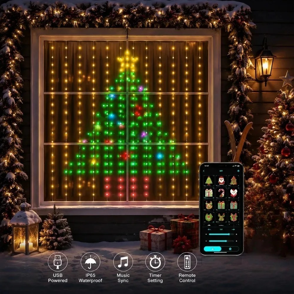 Smart Home App - ستائر إضاءة LED بكسل مع تحكم