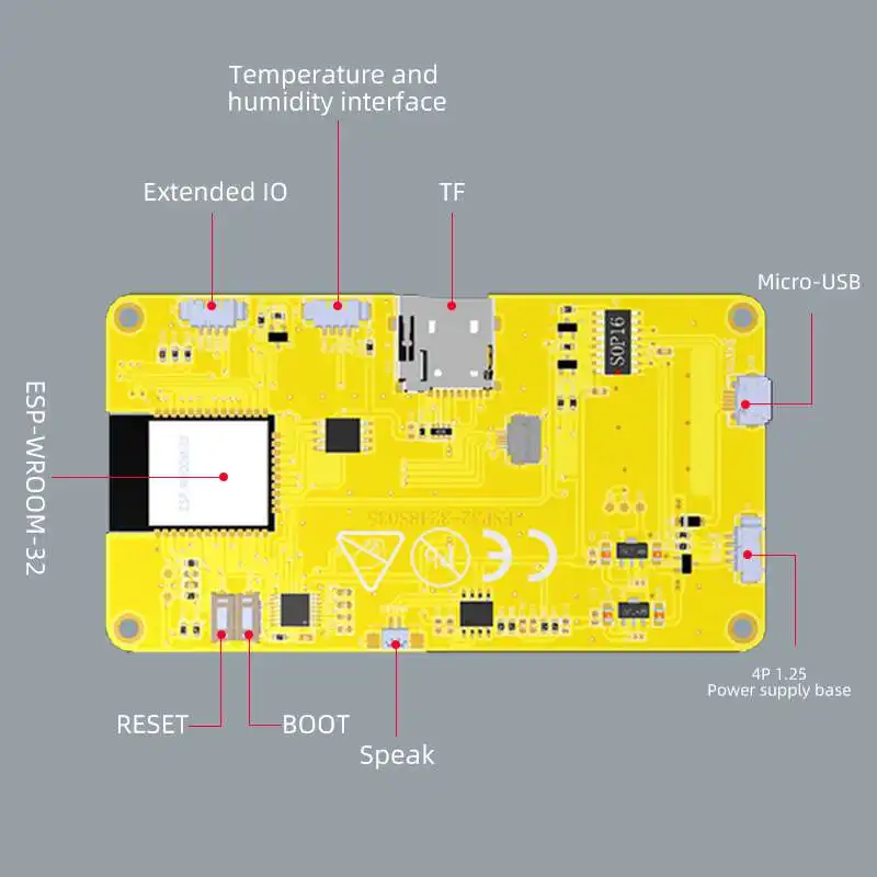 Smart Home Esp32 - شاشة عرض ذكية ESP32-3248S035 مقاس 3.5