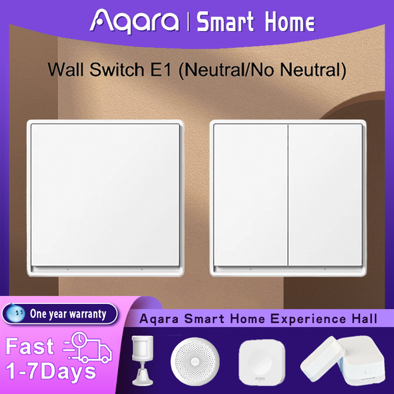 Smart Home Yeelight - الأصلي Aqara الجدار التبديل E1 نسخة