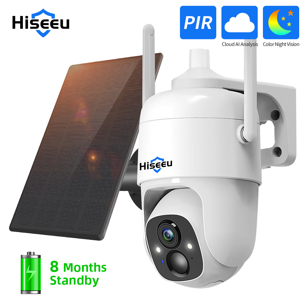 Smart Home Cctv - Hiseeu 3MP سحابة AI واي فاي