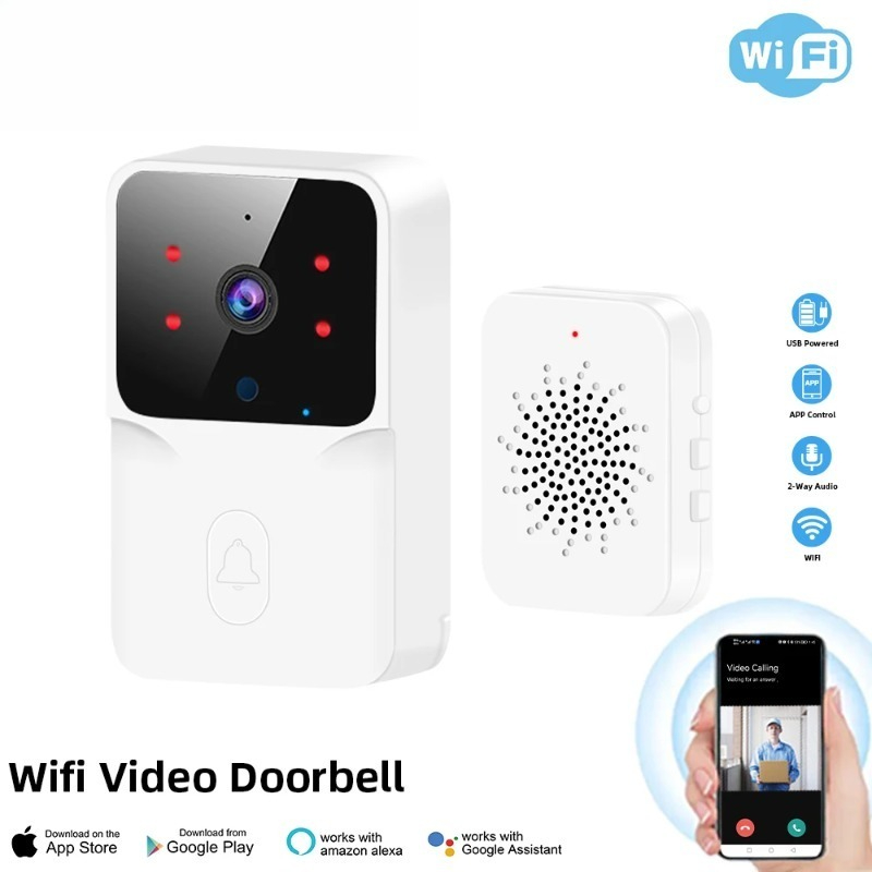 Smart Home Cctv - جرس باب فيديو واي فاي عالي