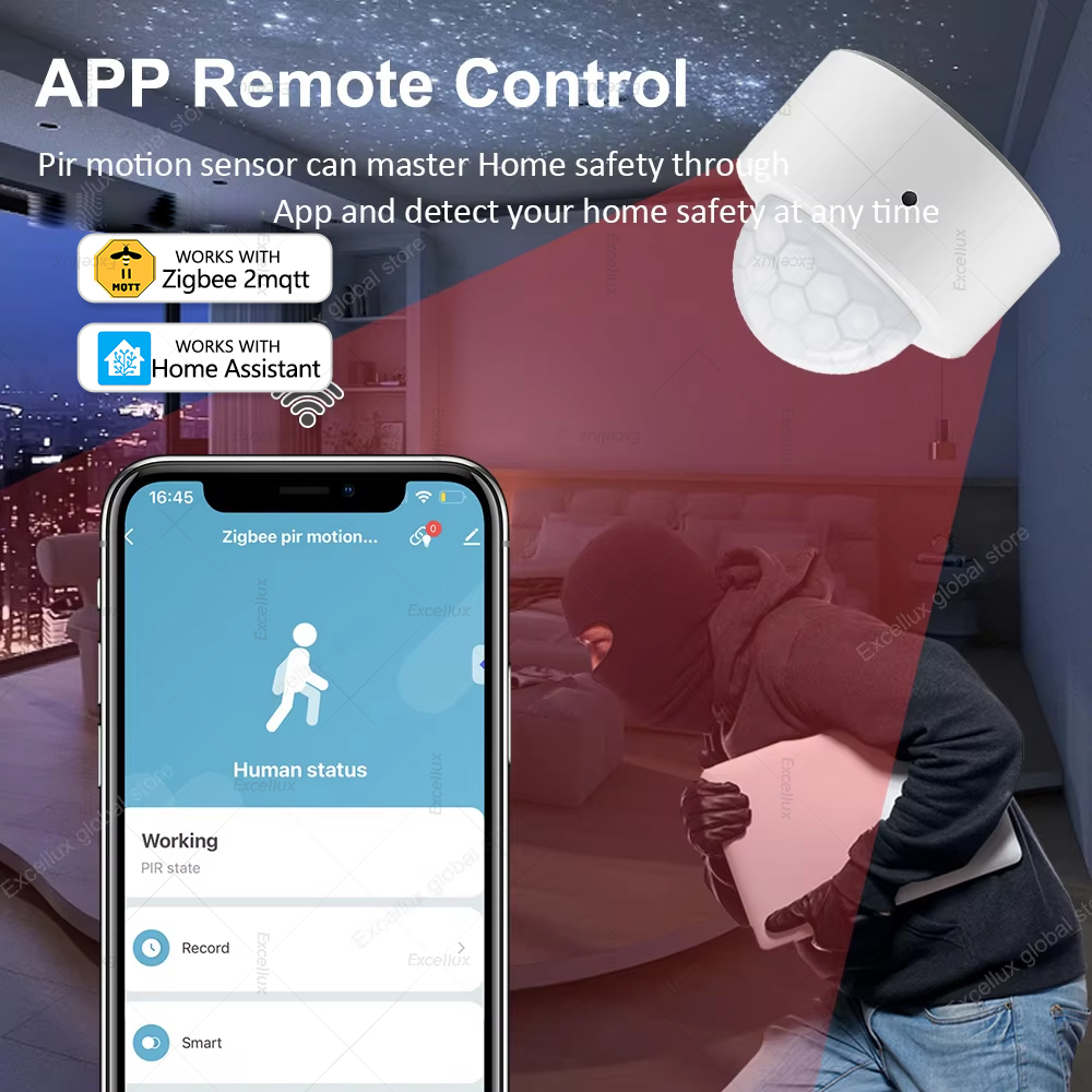 زيجبي PIR محس حركة صغير الأشعة - مراجعة Smart Home Sistem وسعره