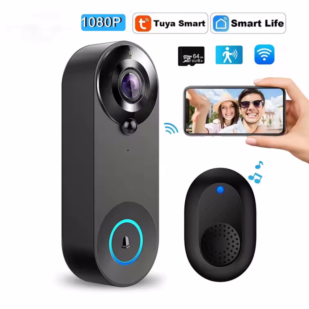 Tuya 1080P اللاسلكية جرس باب و - مراجعة Smart Home Cctv وسعره