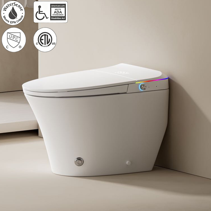 مرحاض ذكي من السيراميك مع غطاء - مراجعة Smart Night Light وسعره