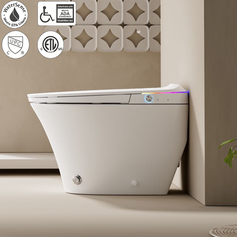 مرحاض ذكي من السيراميك مع غطاء - مراجعة Smart Night Light وسعره