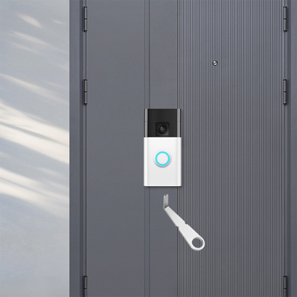 مفتاح فضي لجرس الباب بالفيديو  - مراجعة Smart Home Cctv وسعره