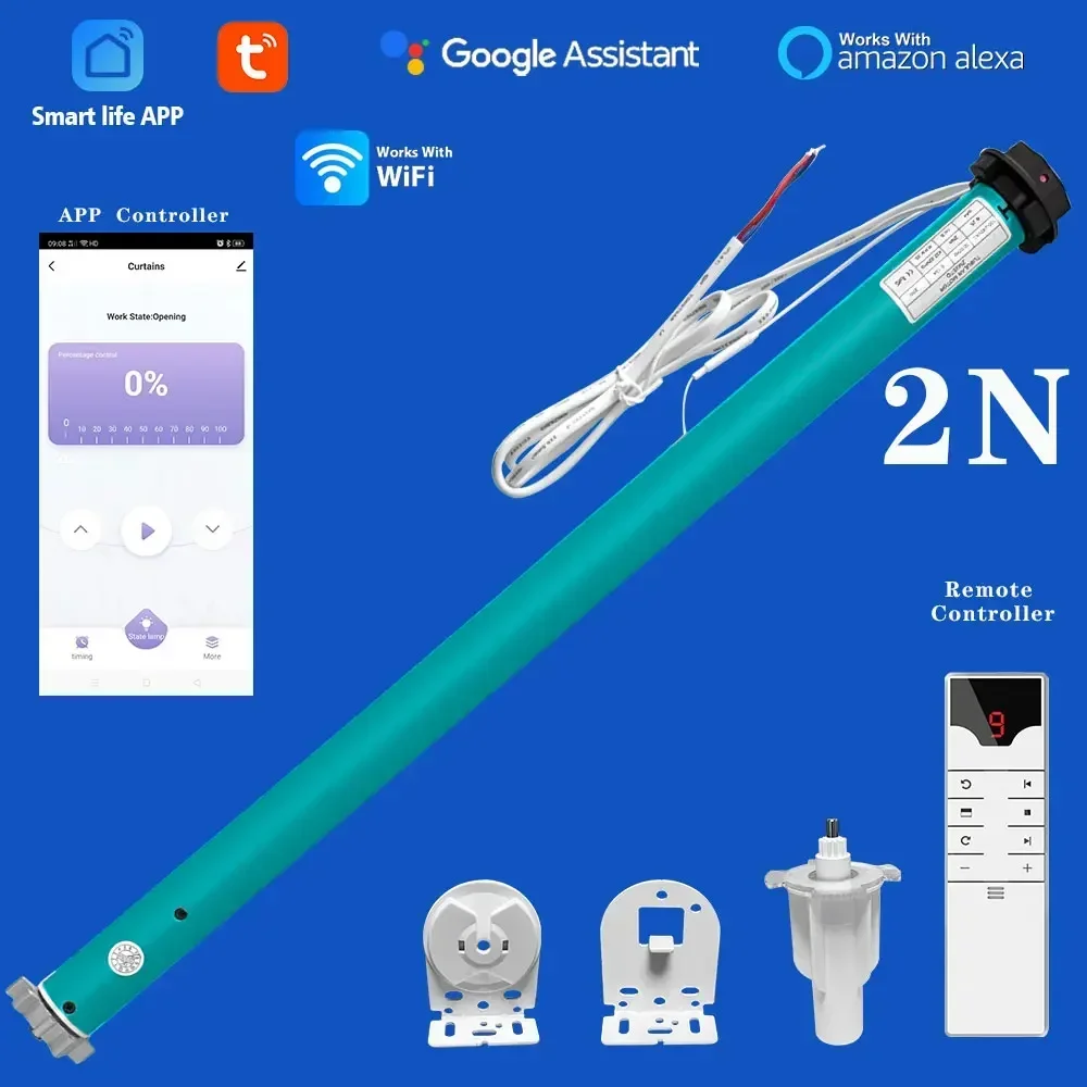 نظام محرك ستائر ذكي SZMYQ 25 م - مراجعة Smart Home App وسعره