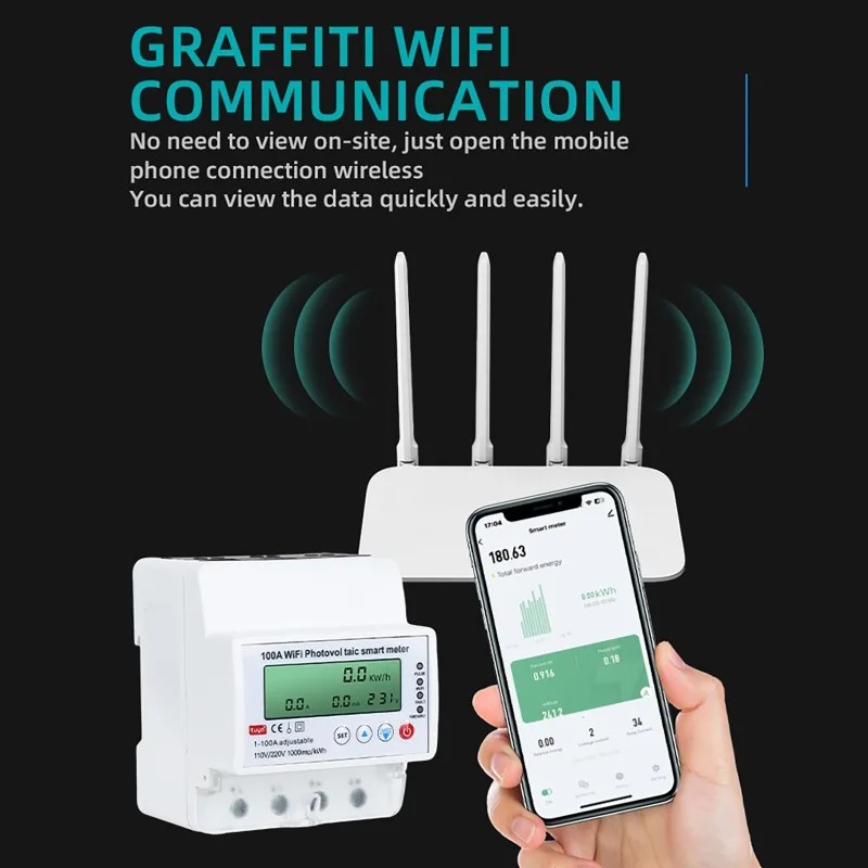 عداد طاقة شمسية ذكي واي فاي 4P - مراجعة Smart Home Project وسعره