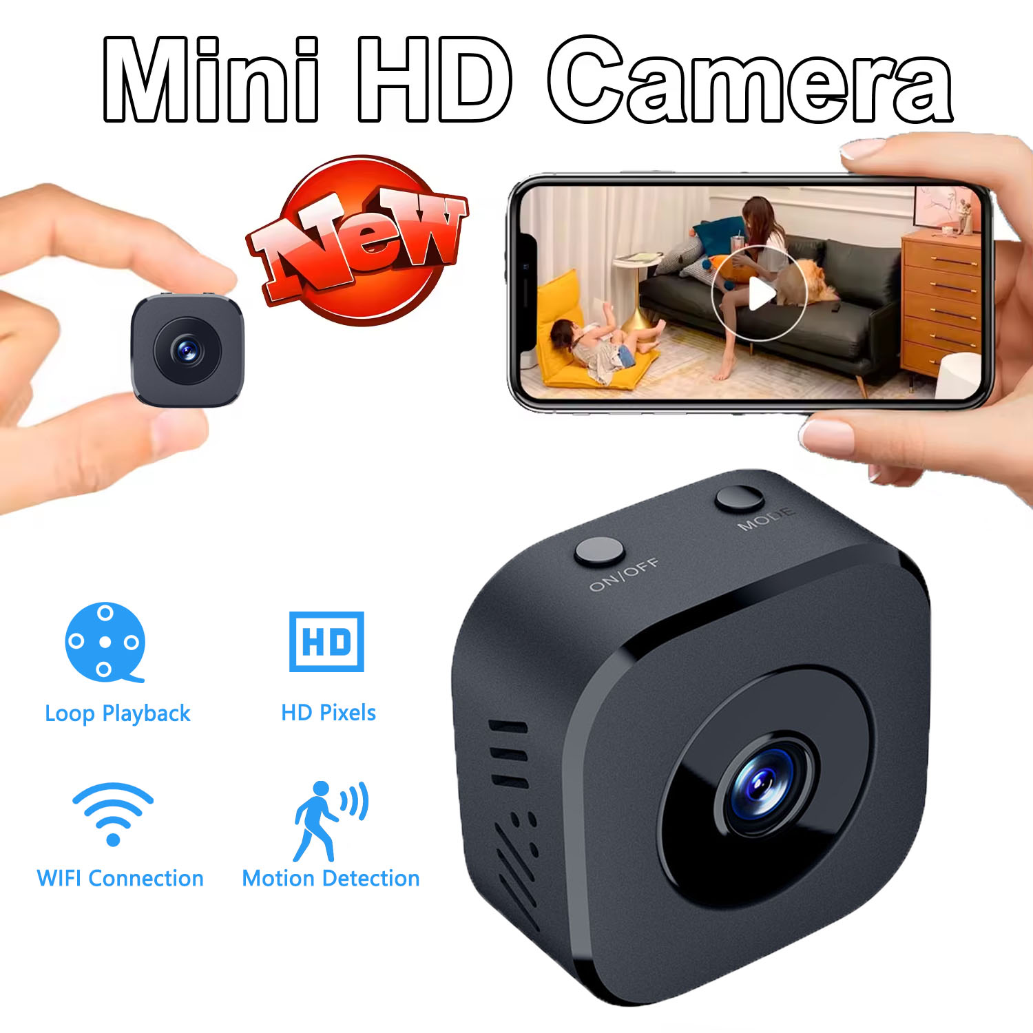كاميرا مراقبة 4K صغيرة كاملة ا - مراجعة Smart Home Cctv وسعره