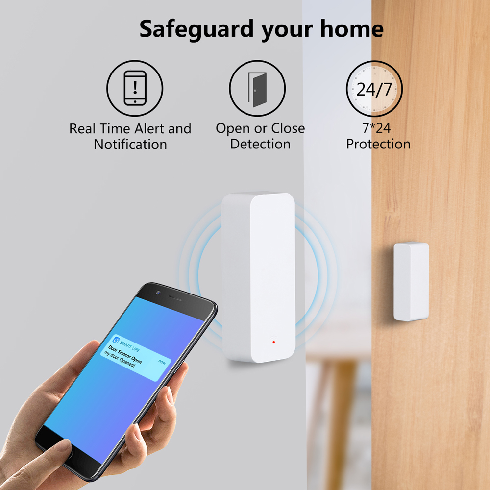 مستشعر الاتصال بالباب والنافذة - مراجعة Smart Home App وسعره