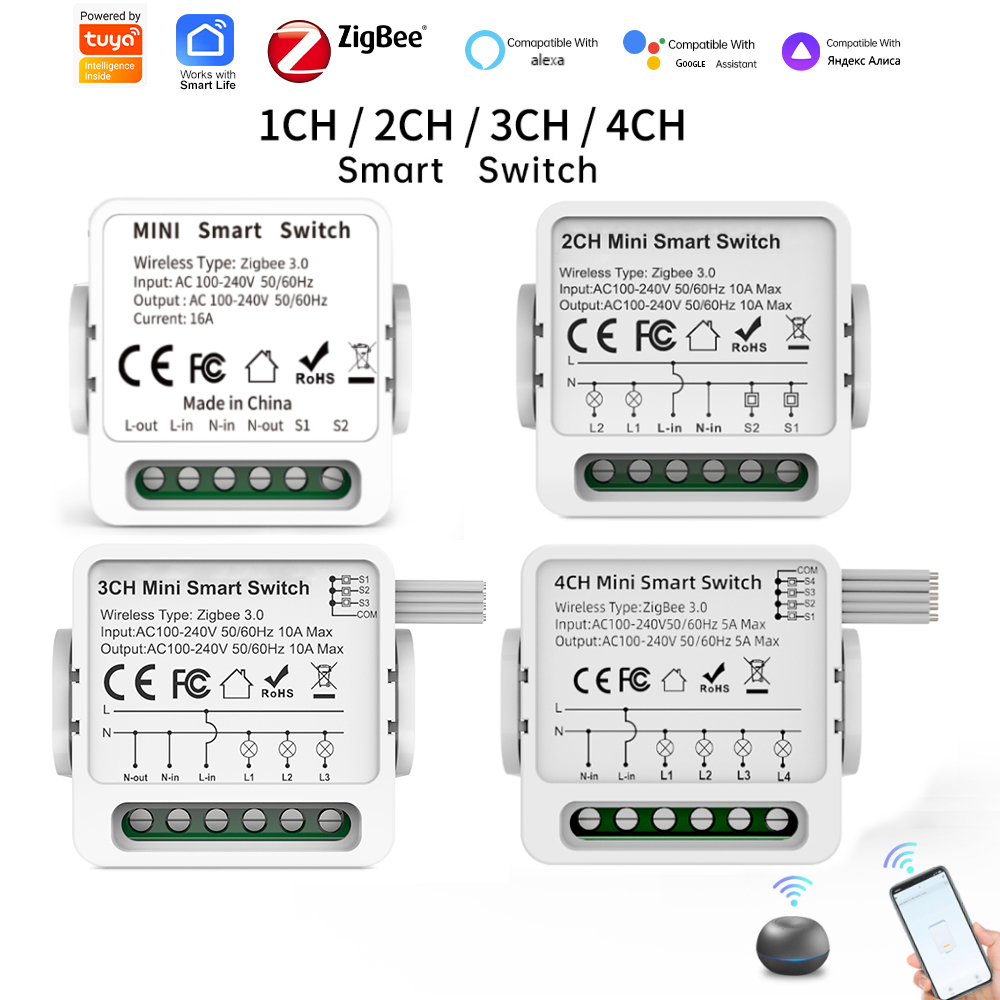 مفتاح ذكي Tuya Zigbee 3.0 بـ 1 - مراجعة Smart Home Sistem وسعره