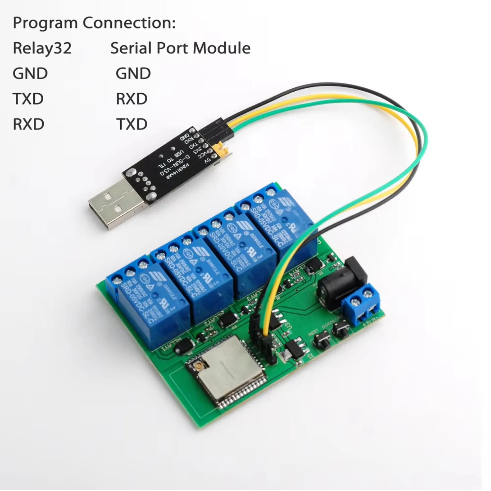 وحدة ريلاي لاسلكية ESP32 بـ 4  - مراجعة Smart Home Esp32 وسعره