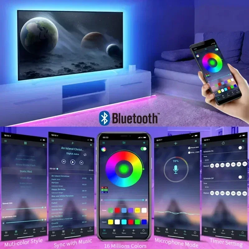 الذكية RGB LED الألعاب شرائط م - مراجعة Smart Night Light وسعره
