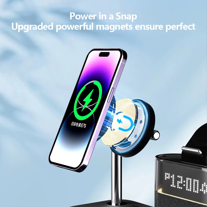 شاحن لاسلكي جديد 5 في 1 مع منب - مراجعة Smart Night Light وسعره