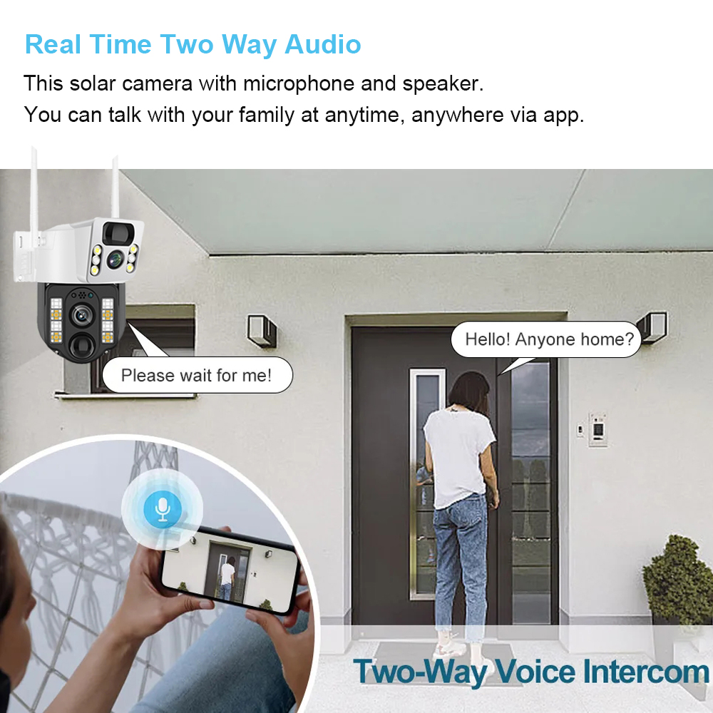 كاميرا مراقبة CCTV شمسية خارجي - مراجعة Smart Home Cctv وسعره