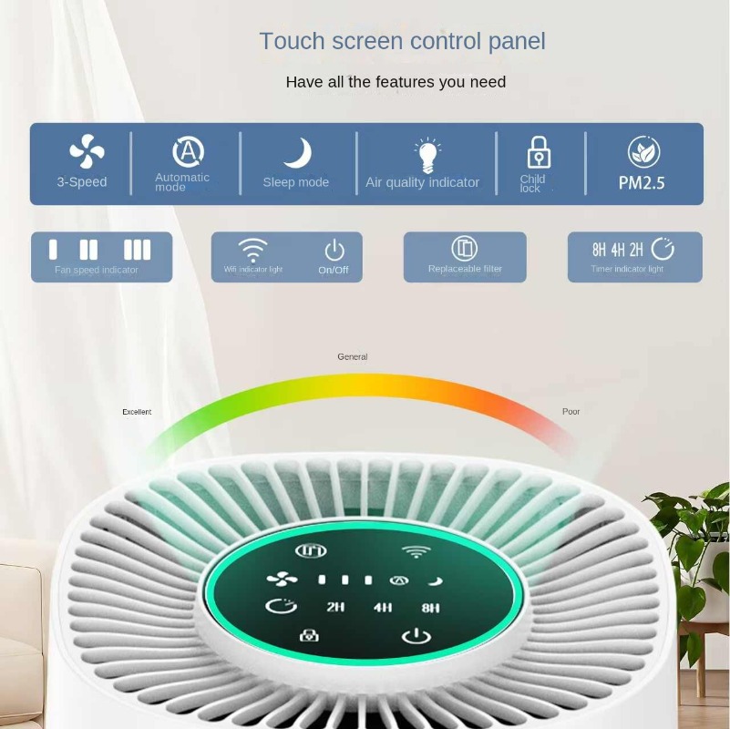 جهاز تنقية هواء ذكي للمنزل مع  - مراجعة Smart Home App وسعره