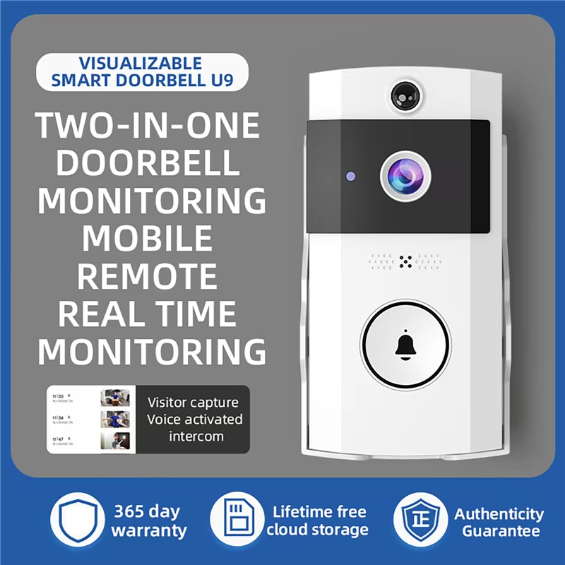 كاميرا جرس باب واي فاي لاسلكية - مراجعة Smart Home Cctv وسعره