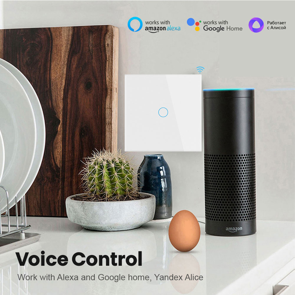 Tuya EU WiFi + RF433 مفتاح الت - مراجعة Smart Home Sistem وسعره