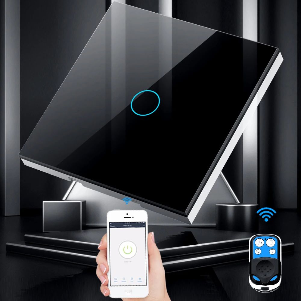 Tuya EU WiFi + RF433 مفتاح الت - مراجعة Smart Home Sistem وسعره
