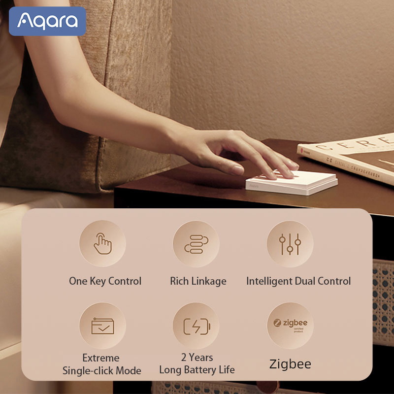 الأصلي Aqara الجدار التبديل E1 - مراجعة Smart Home Yeelight وسعره