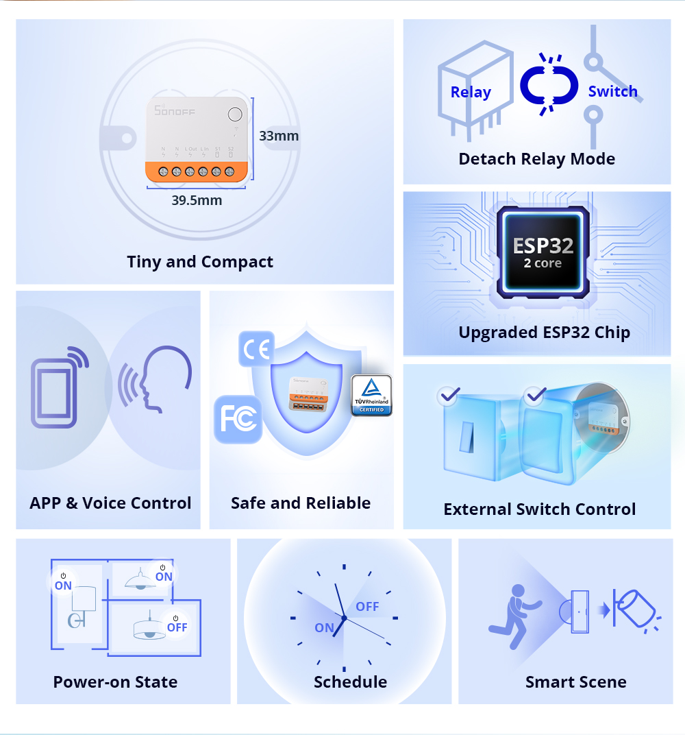 مفتاح ذكي واي فاي Sonoff Mini  - مراجعة Smart Home Sistem وسعره