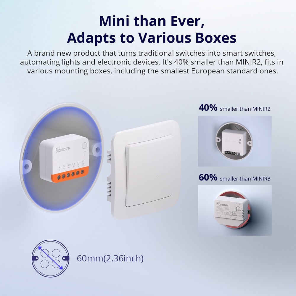 مفتاح ذكي واي فاي Sonoff Mini  - مراجعة Smart Home Sistem وسعره